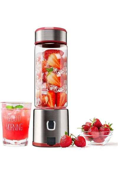 Fillikutum 450 Ml Taşınabilir Metal Kişisel Blender Shake'n Smoothies Blender...