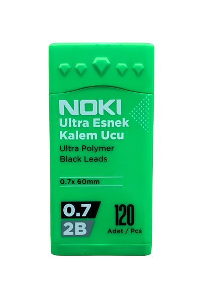 Noki Licensed 2b Ultra Flexible Pen Tip 0.7 Mm 120 Pieces - 1 Piece Green