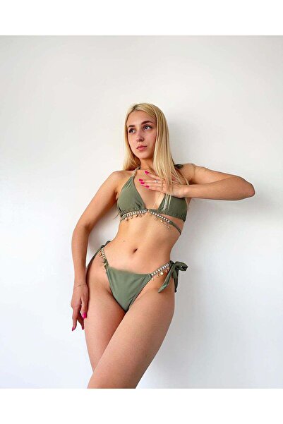 ARHEZ TEKSTİL Set bikini cu detalii accesorii