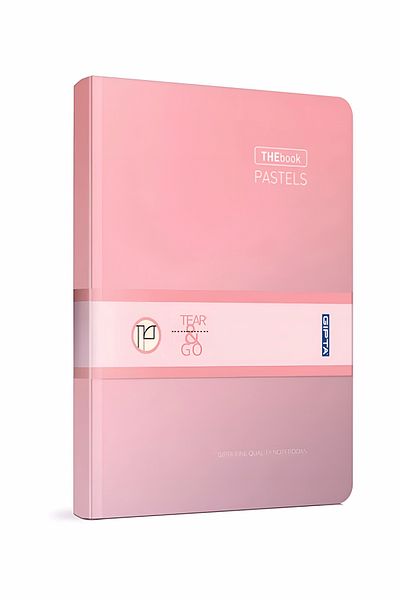 Gıpta Thebook Pastels Plated Hard Cover Thread Stitched 120 Sheets Lined Notebook 14x20