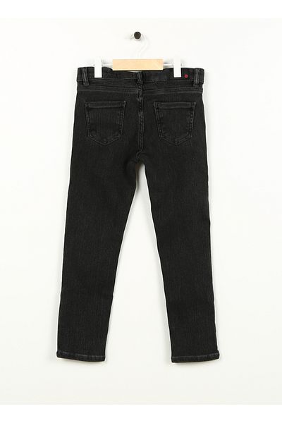 U.S. Polo Assn. Πόλο Ασν. Γκρι Ανδρικό Τζιν Παντελόνι - Κανονική Μέση DIAGONKIDS23K-GRY