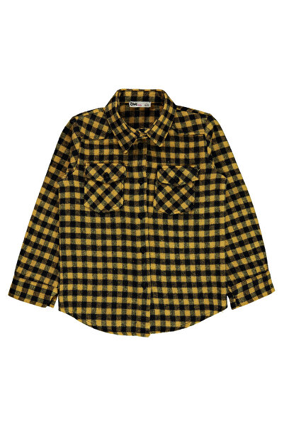 Civil Girls قميص بناتي 6-9 سنوات أصفر