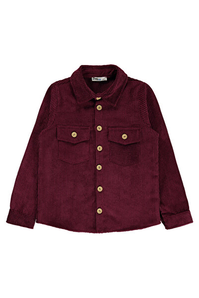 Civil Boys Erkek Çocuk Gömlek 6-9 Yaş Bordo