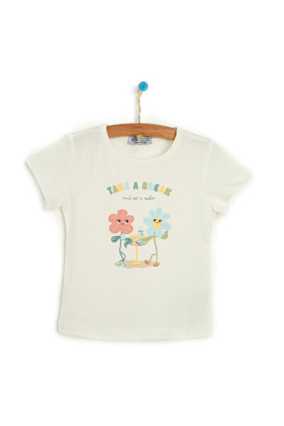 ebebek Hello Baby HelloBaby Basic Çiçek Baskılı Tshirt Kız Bebek