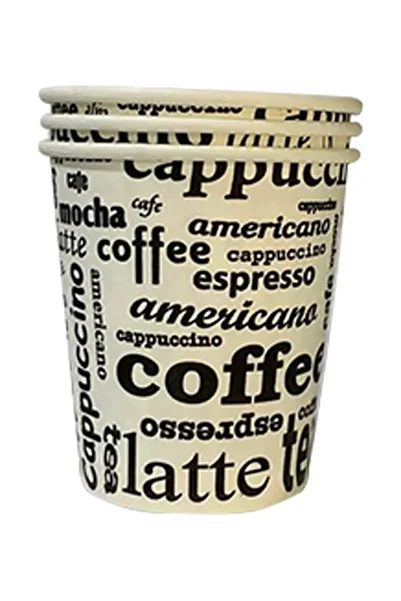 KERVANCUP AMBALAJ STANDARD PRINTED 7oz CARTON CUP 1000 PIECES