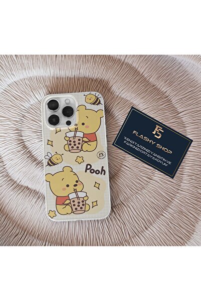Flashy Shop HUAWEI MATE 10 LITE Uyumlu Sevimli Winnie The Pooh Tasarımlı Şeff...