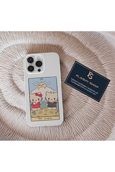 Flashy Shop REDMI NOTE 12 PRO 5G Uyumlu Hello Kity Lovers Tarot Kart Tasarıml...