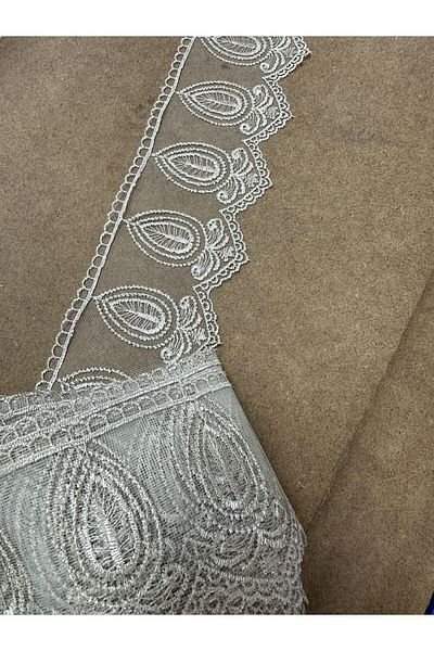 efem gipür Drop Pattern Guipure Lace Scallop 9 m