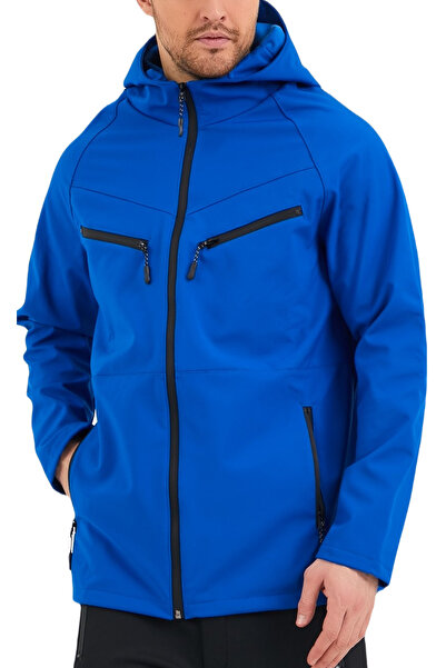 GENIUS STORE Магазин Чоловічий Поларовий Водо- та Вітронепроникний Softshell Спортивний Куртка 4 Кишені Куртка для активного відпочинку