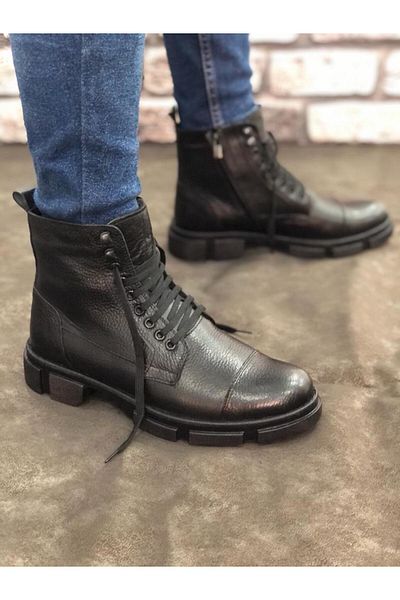 Derilax Γνήσιο δέρμα Shearling Boots Ανδρικές Μπότες