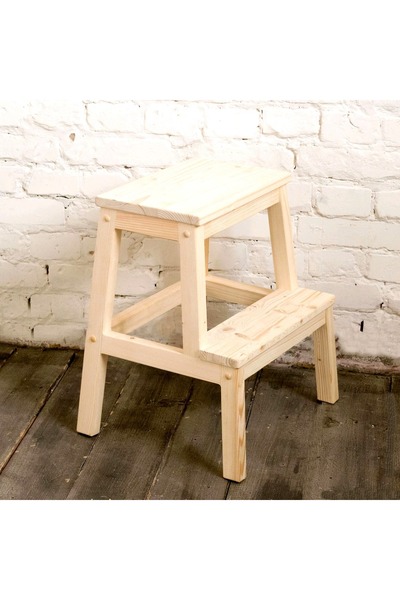 WOODENSA Merdiven Tabure ,ahşap Basamak Yükseltici Tbr015