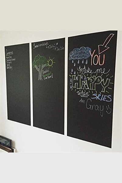 MOBEE Büyük Boy Yapışkanlı Kara Tahta Sticker Blackboard