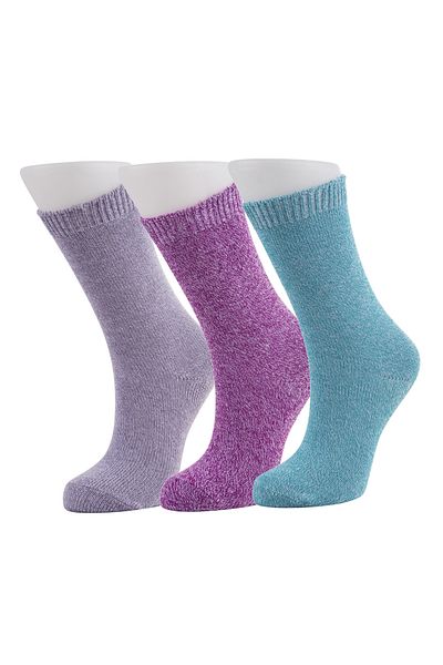 Moyra Socks Winter Women's Socks - 3 Pairs Sweet Printed, Cotton