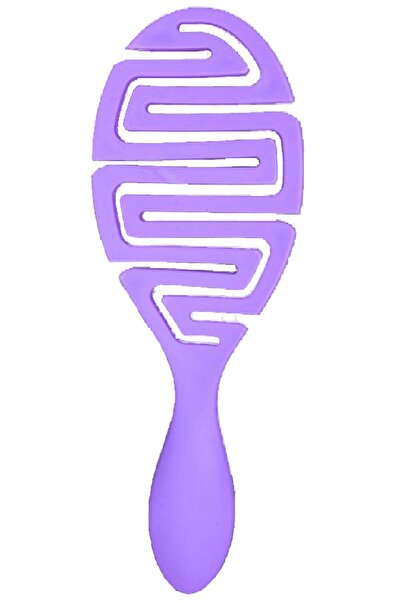 MOBEE Plastik Bükülebilir Saç Tarağı Hafif Acıtmaz Saç Tarama Mor