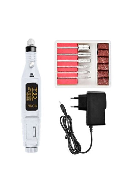 MOBEE Kolay Kullanım Zs-100 Elektrikli Pratik Tırnak Törpüsü Beyaz