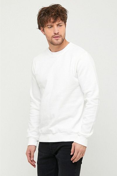 Pisa Art Men's Basic 2 Thread Sweatshirt