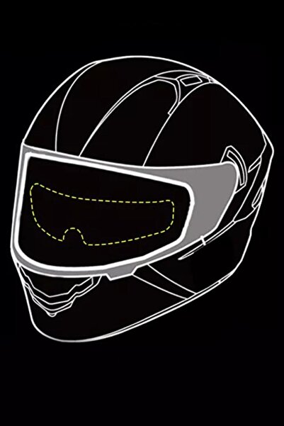 MOBEE Motosiklet Kaskı Için Yağmur Kaydırıcı Ve Buğu Önleyici