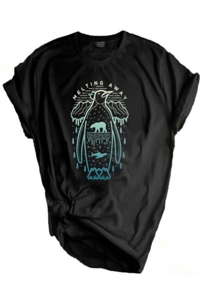 GENIUS STORE Store Unisex bedrucktes T-Shirt Outdoor-T-Shirt mit normaler Passform