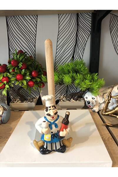 Atak Hediyelik Dekoratif şişman aşçı dik havlu kağıtlık polyester