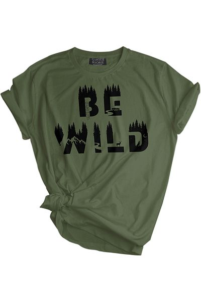 GENIUS STORE Store Unisex bedrucktes T-Shirt Outdoor-T-Shirt mit normaler Passform