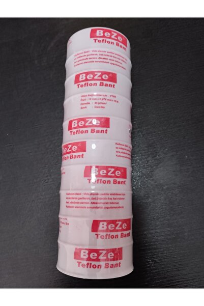 BEZE teflon bant 12mm/0,076mm/10m/10 adet