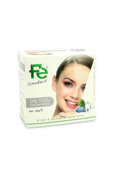 Fe Whitening Tooth Powder Smokers Mint 50 Gr