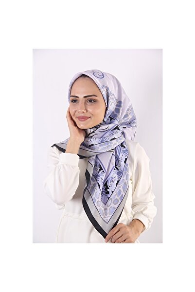 AWAM SILK أوام حرير مقاس كبير شال حرير تويل نقي 100% مقاس 110*110