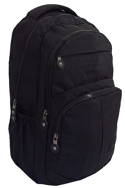 OWYON School Bag Backpack Sports Bag Junior High School Bag High School Bag Black 16cmx33cmx47cm