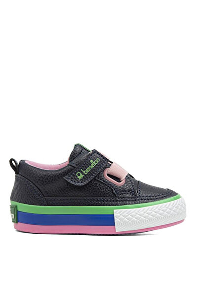 Benetton Siyah - Yeşil Erkek Çocuk Günlük Ayakkabı BN-30445