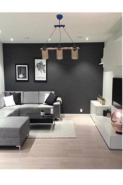 Evimdesign Country Vera 3 lü Sıralı Ahşap Avize