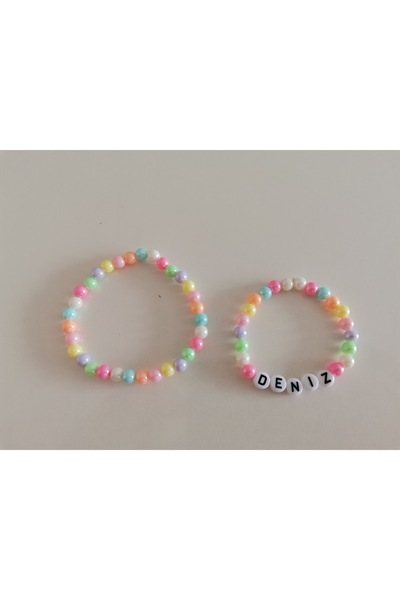 MİNİK ADIMLAR İsme Özel Anne & Çocuk Bileklik