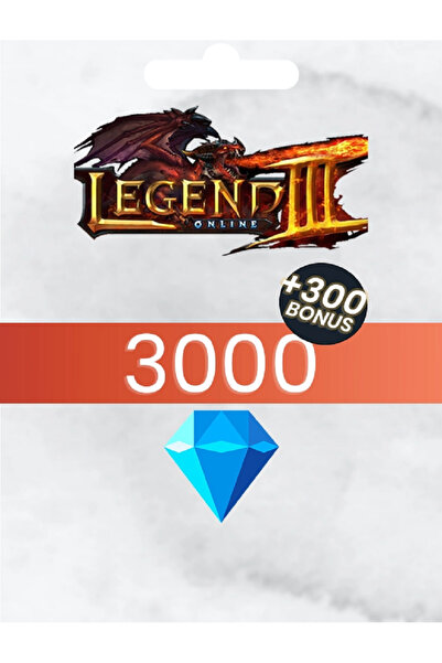 Oasis Games Legend Online 3000 + 300 Bonus Gpay Elmas