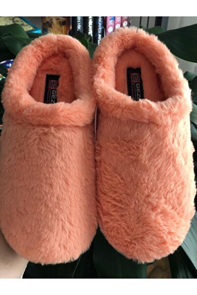 GEZER Kadın Kışlık Rahat Taban Ev Misafir Terliği