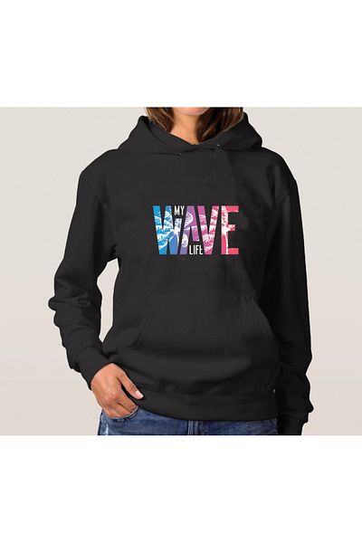 MANCY Unisex Oversize Hooded Sweatshirt - Printed