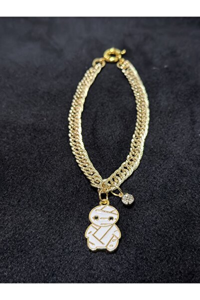 GOLD PUPPY Mummy Headed Gold Dog-Cat Necklace