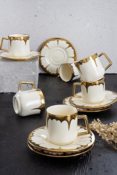 ACAR Gold Road Acar 6 Kişilik Kahve Fincanı Takımı