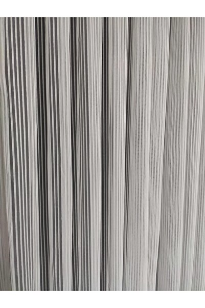 Nish Perde Keten Mak 100 Desen Tül Perde 1x2 Seyrek Pile