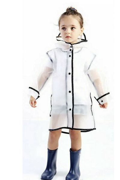 Petityu Transparent cool girl's raincoat