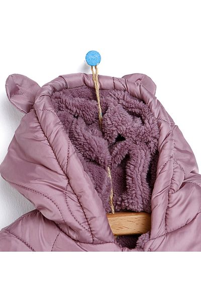 Bebbek Little Cutie Ear Detailed Micro Cute Coat (2 Years)
