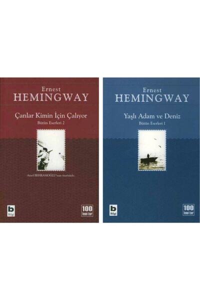 Bilgi Yayınevi Çanlar Kimin Için Çalıyor - Yaşlı Adam Ve Deniz (ihtiyar Balıkçı) - Ernest Hemingway 2 Kitap Set