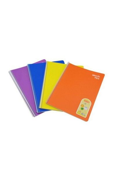 Mynote Flex Notebook Spiral PP Cover 100yp Checkered A4