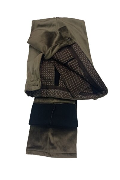 DostumGiyim Pantaloni din catifea (CUT CLASSIC) Tată groase de iarnă