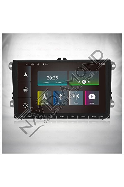 NAVİDİAMOND Volkswagen 9 Inch Jetta- Passat- B6-b7-cc-golf-tiguan-amarok-scirocco-transporter-caddy-