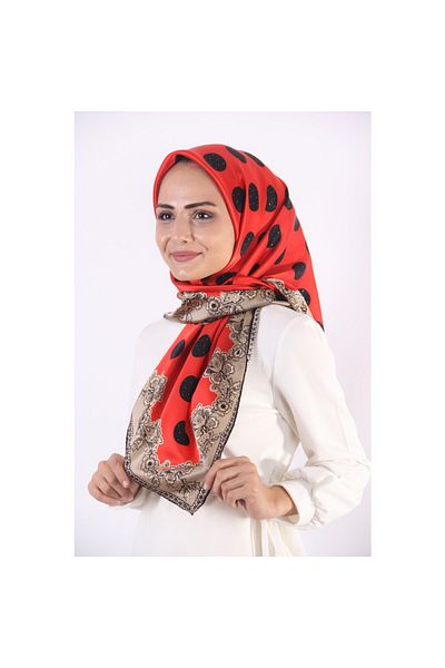 AWAM SILK Awam Silk 100% Pure Silk Scarf 90*90