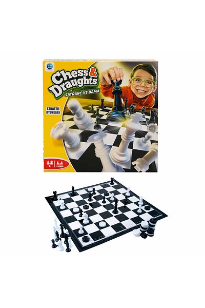 Sunman Smile Games Satranç ve Dama Kutu Oyunu