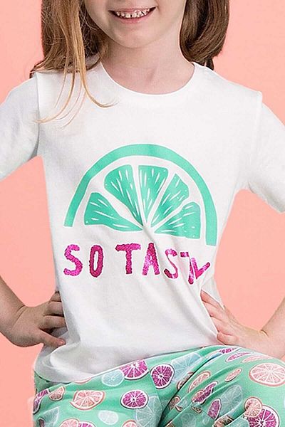 ROLY POLY Σετ Πιτζάμες Κοριτσίστικης Κρέμας So Tasty