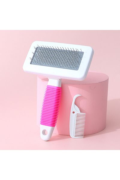 Demirhan Group Combed Silicone Handle Pet Brush (Small Model)