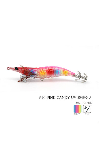 LITTLE JACK Onliest Slow 3.5'' 17.9 gr Kalamar Zokası #10 PINK CANDY UV patte...