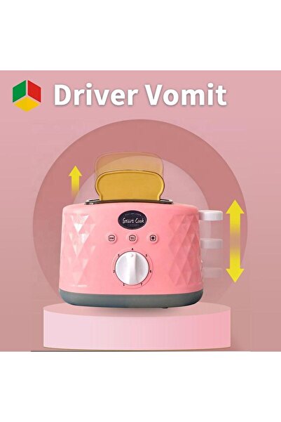Birlik Oyuncak Toaster Ld665A-Ld665B,Toaster Toy for Kids Pink
