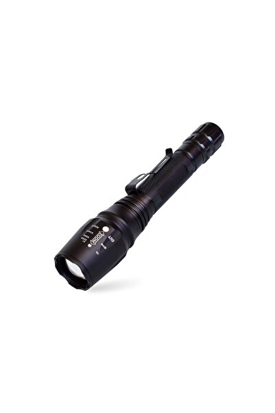 Polis Sepeti Profesyonel Tx6 Zoomlu Şarjlı El Feneri